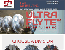 Tablet Screenshot of ghdistributing.com